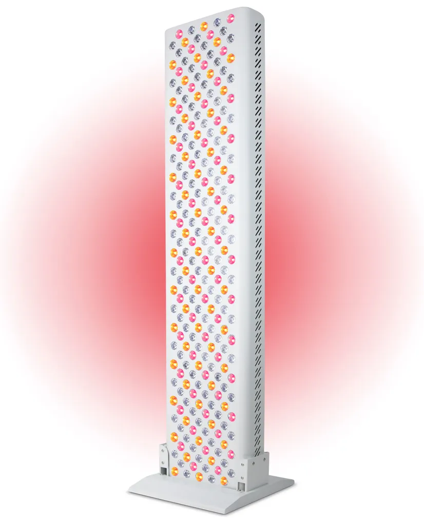 LIROMA LED-Infrarotlampe 300 - 4 Wellenlngen - Rotlichttherapie - Kollagenlampe - Fibromyalgie - Wärmelampe - Infrarot lampe - Infrarotstrahler